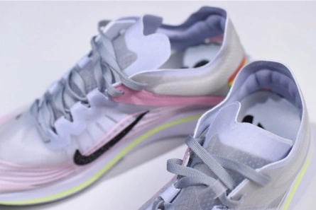 Fair-priced Nike Mens Lab Zoom Fly SP Swoosh Pinwheel Light Gray White Pink Yellow AA3172-106 Compact 4159