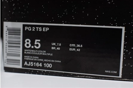 1:1 copy Nike PG 2 TS EP NCAA March Madness Paul George Basketball Shoes AJ5164-100 Sophisticated 1665