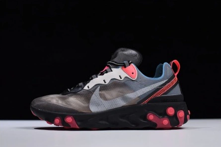 Nike React Element 87 Blue Chill Solar Red AQ1090-006 Affordable 7879