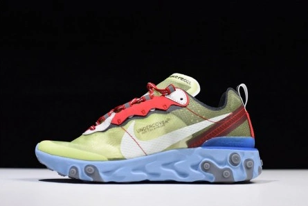 Nike React Element 87 Undercover Volt - BQ2718-700 Sleek 6772