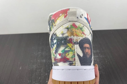 Designer inspired Nike SB Dunk High Supreme Rammellzee  FD8779-100 Sophisticated 3425