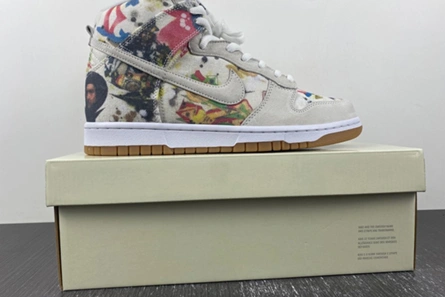 Designer inspired Nike SB Dunk High Supreme Rammellzee  FD8779-100 Sophisticated 3425
