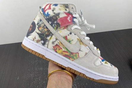 Designer inspired Nike SB Dunk High Supreme Rammellzee  FD8779-100 Sophisticated 3425