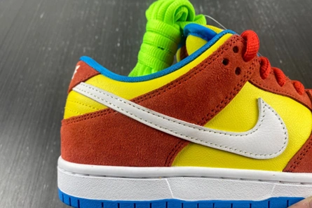 Premium replica Nike SB Dunk Low Pro Bart Simpson  BQ6817-602 Classic 1980