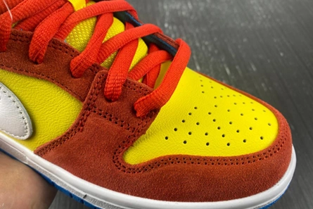 Premium replica Nike SB Dunk Low Pro Bart Simpson  BQ6817-602 Classic 1980