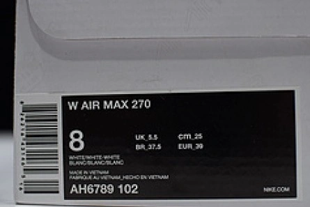 Mirror Nike womens Air Max 270 Triple White AH6789 102 SportInspired 8442