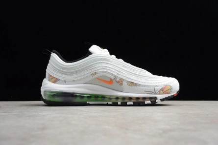 Pricetag-smart Nike womens Air Max 97 white-orange flower 921733-101 SportInspired 4078
