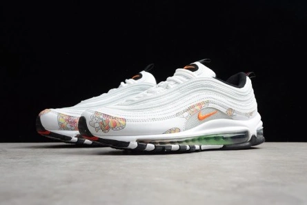 Pricetag-smart Nike womens Air Max 97 white-orange flower 921733-101 SportInspired 4078