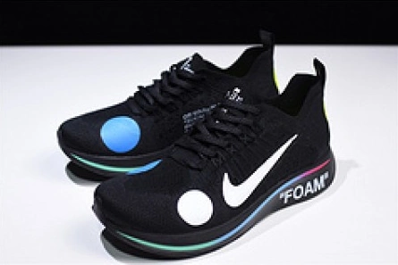 1:1 copy Nike x Off-White Zoom Fly Mercurial Flyknit Black mens AO2115-001 Sophisticated 673