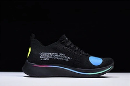 1:1 copy Nike x Off-White Zoom Fly Mercurial Flyknit Black mens AO2115-001 Sophisticated 673