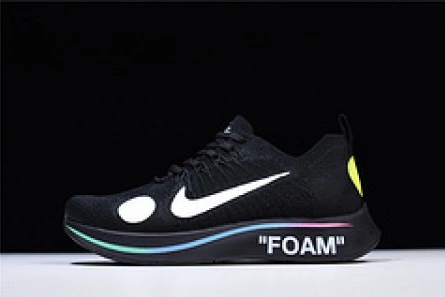 1:1 copy Nike x Off-White Zoom Fly Mercurial Flyknit Black mens AO2115-001 Sophisticated 673