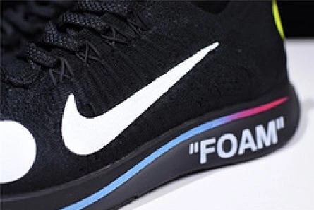1:1 copy Nike x Off-White Zoom Fly Mercurial Flyknit Black mens AO2115-001 Sophisticated 673