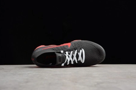 Entry-level luxury NikeLab Air VaporMax Flyknit Black Big Red womens AA3859-016 Refined 823