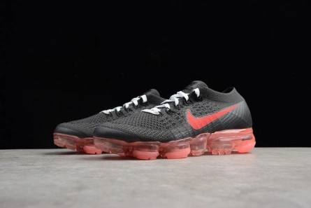 Entry-level luxury NikeLab Air VaporMax Flyknit Black Big Red womens AA3859-016 Refined 823