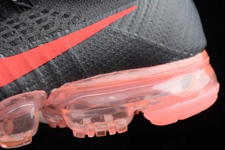 Entry-level luxury NikeLab Air VaporMax Flyknit Black Big Red womens AA3859-016 Refined 823