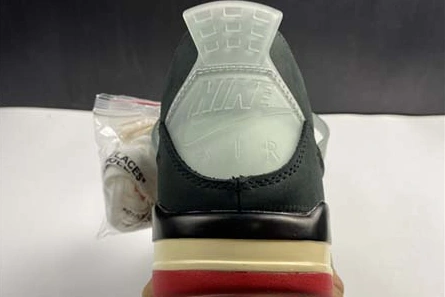 OFF-WHITE x Air Jordan 4 “Bred” CV9388-001 Compact 1854