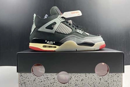 Low-cost OFF-WHITE x Air Jordan 4 “Bred” CV9388-001 Compact 1854