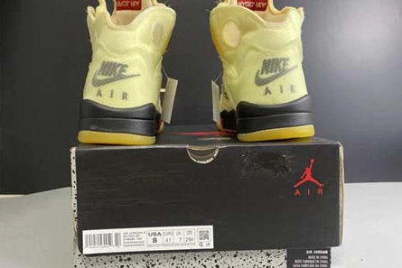 Affordable OFF-WHITE x Air Jordan 5 “Sail” DH8565-100 SportInspired 4856