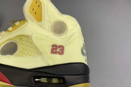 Affordable OFF-WHITE x Air Jordan 5 “Sail” DH8565-100 SportInspired 4856