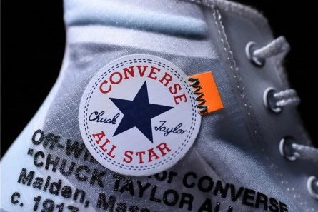 Replica OFF-WHITE x Converse Chuck Taylor All Star 1970s White AA3836-100 Breathable 2444