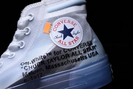 Replica OFF-WHITE x Converse Chuck Taylor All Star 1970s White AA3836-100 Breathable 2444