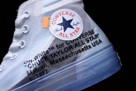 Replica OFF-WHITE x Converse Chuck Taylor All Star 1970s White AA3836-100 Breathable 2444