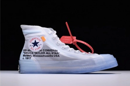 Replica OFF-WHITE x Converse Chuck Taylor All Star 1970s White AA3836-100 Breathable 2444