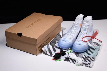 Replica OFF-WHITE x Converse Chuck Taylor All Star 1970s White AA3836-100 Breathable 2444