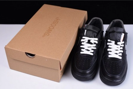 High-tier replica OFF-WHITE x MoMA x Nike Air Force 1 07 Low Black AV5210-001 Unique 4192