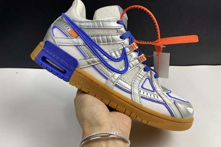 Close-to-original OFF-WHITE x Nike Air Rubber Dunk “University Blue” CU6015-700 Modern 8063