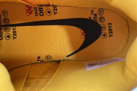 Top-grade copy OFF-WHITE x Nike Air Rubber Dunk “University Gold” CU6015-100 Vibrant 4390