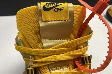 Top-grade copy OFF-WHITE x Nike Air Rubber Dunk “University Gold” CU6015-100 Vibrant 4390