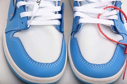 Price-wise Off-White Air Jordan 1 Powder Blue UNC AQ0818-148 Modern 136