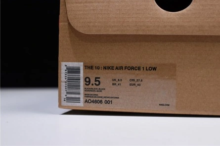 Parallel design Off-White Nike Air Force 1 Black AO4606-001 GoodFit 2862