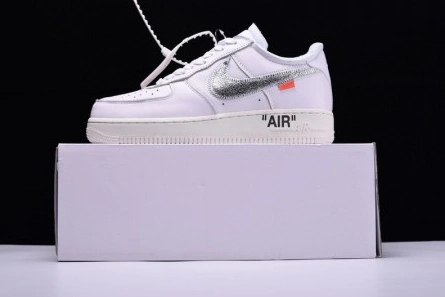 Clone Off-White Nike Air Force 1 Low ComplexCon White AO4297-100 Compact 7611
