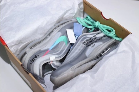 1:1 copy Off White Nike Air Max 97 Menta AJ4585-101 Trendsetting 9001
