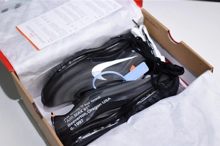 Non-authentic version Off-White Nike Air Max 97 OG Black AJ4585-001 SportInspired 8401