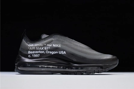 Non-authentic version Off-White Nike Air Max 97 OG Black AJ4585-001 SportInspired 8401