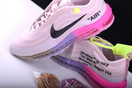 Cost-effective Off-White Nike Air Max 97 Rose AJ4585-600 Breathable 804