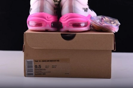 Cost-effective Off-White Nike Air Max 97 Rose AJ4585-600 Breathable 804