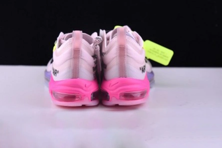 Pricetag-smart Off-White Nike Air Max 97 Rose AJ4585-600 Flexible 7384