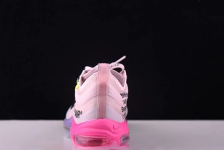 Pricetag-smart Off-White Nike Air Max 97 Rose AJ4585-600 Flexible 7384