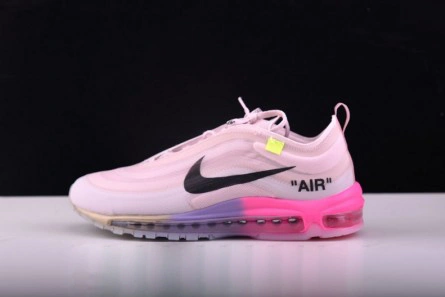 Off-White Nike Air Max 97 Rose AJ4585-600 Flexible 7384