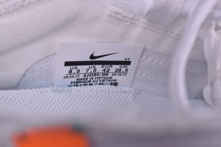 Parallel design Off White X Air Max 97 The Ten White Cone Ice Blue AJ4585-100 Classic 6642