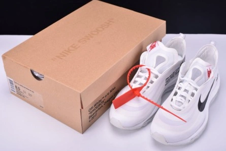 Best-value Off White X Air Max 97 The Ten White Cone Ice Blue AJ4585-100 EasyMatch 1365