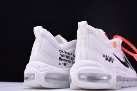 Best-value Off White X Air Max 97 The Ten White Cone Ice Blue AJ4585-100 EasyMatch 1365