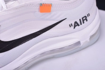 Best-value Off White X Air Max 97 The Ten White Cone Ice Blue AJ4585-100 EasyMatch 1365