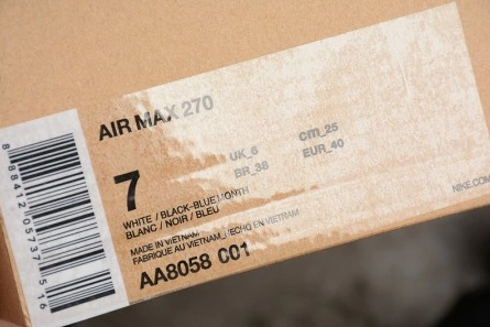 Lookalike Off-White X Nike Air Max 270 'Black' AA8058-001 GoodFit 3024