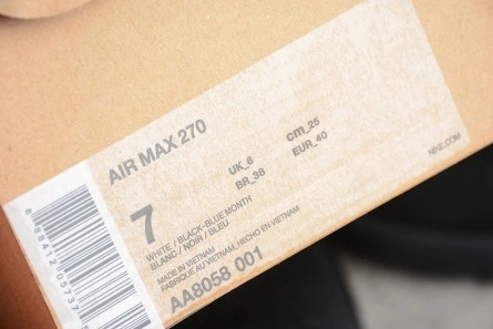Lookalike Off-White X Nike Air Max 270 'Black' AA8058-001 GoodFit 3024