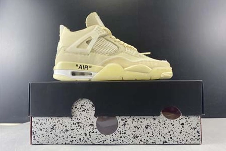 Close-to-original Off-White x Air Jordan 4 “Sail”- CV9388-100 Resilient 5717